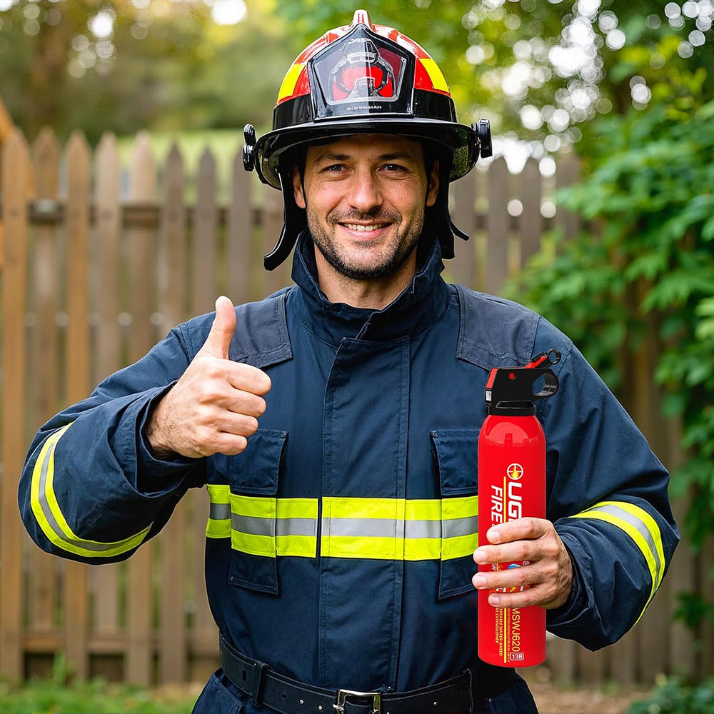 Ougist Small Portable Fire Extinguisher for Home and Kitchen, 21oz Each, 6-Pa...