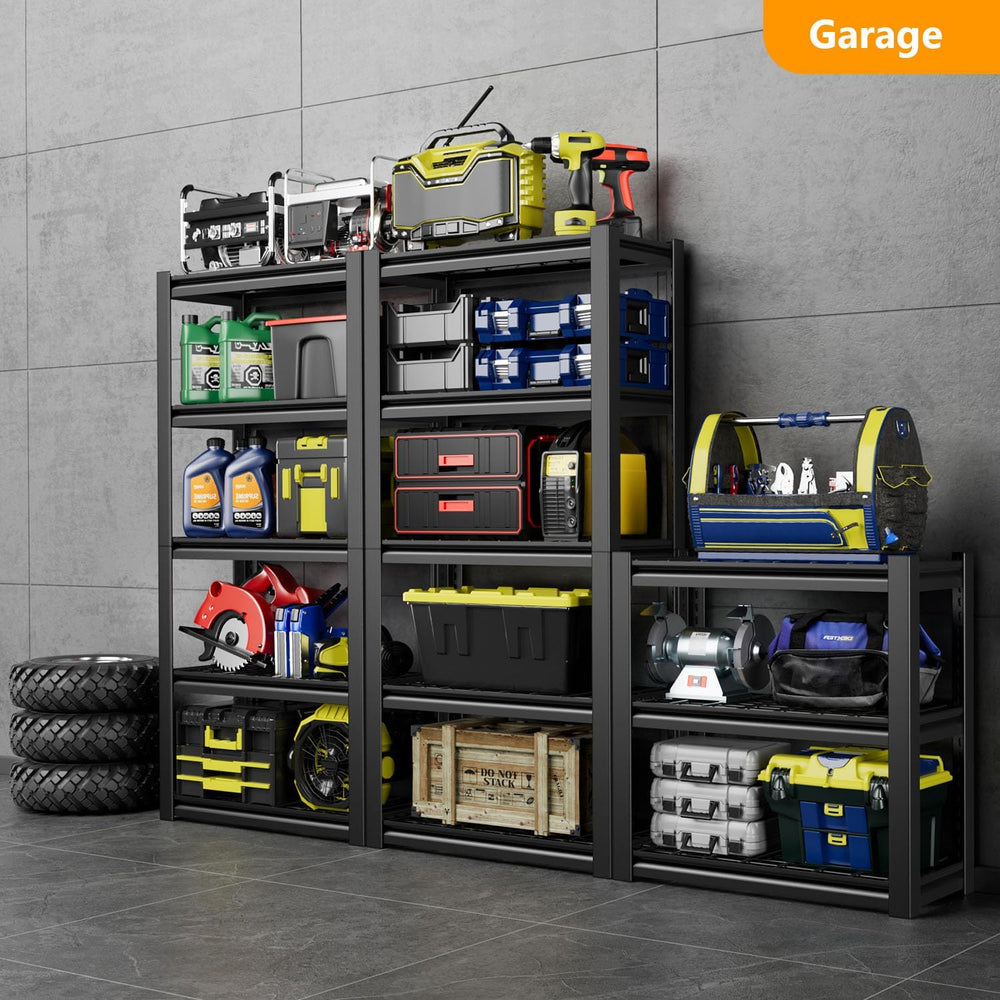 Heavy Duty Storage Shelving Unit (72" H x 35" W x 16" D) | Adj...