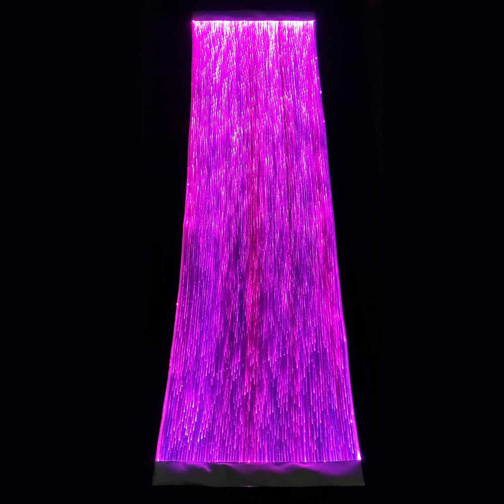 LED Light Up Coffee Table Runner - Fiber Optic Fabric Table Cloth Cover for P...