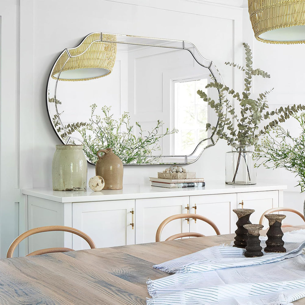 Large Mirror for Living Rroom, 55" x 35" Large Decorative Mirrors w...