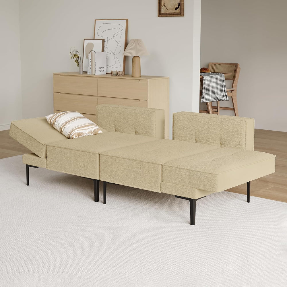 Furnify 68" W Loveseat Sofa, Modern Love Seat Couches for Living Room, U...