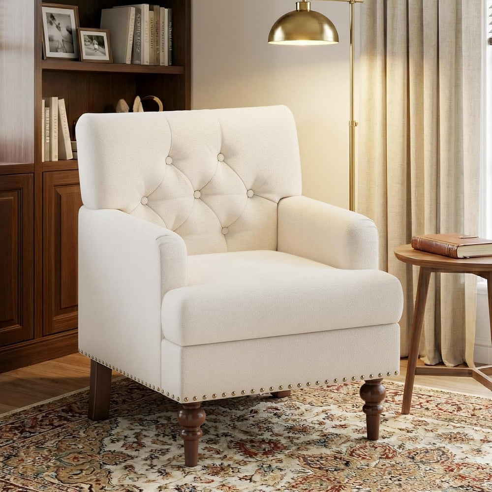 MALOL Upholstered Accent Chair Set of 2, Comfy Reading Chair for Living Room,...
