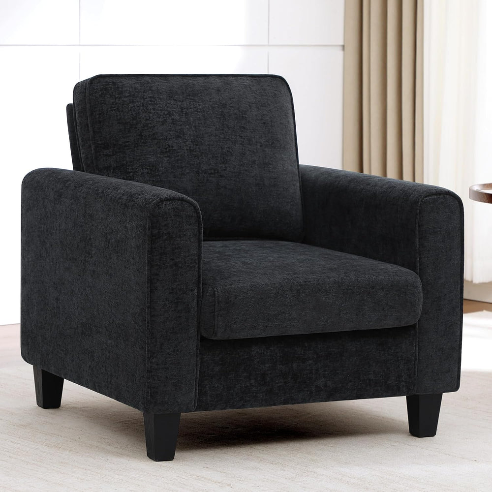 Accent Chair for Living Room, Mid Century Modern Upholstered Living Room Chai...