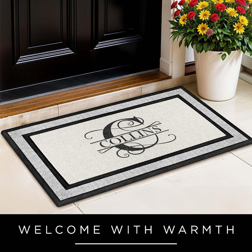 My Sign Center Door Mat, Personalized Doormat,Custom Indoor/Outdoor Monogram ...
