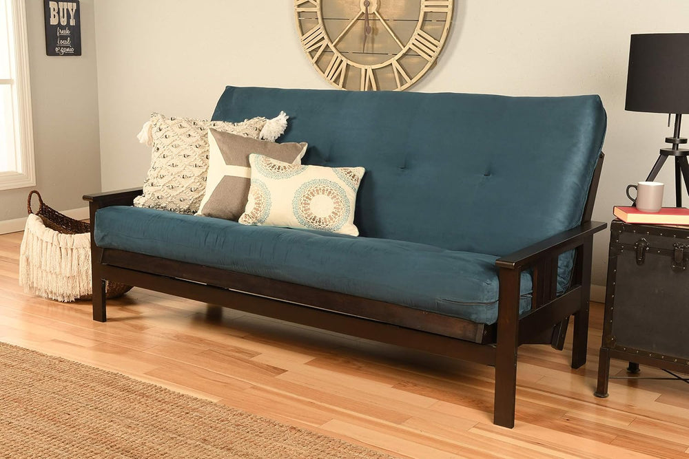 Kodiak Furniture Monterey Futon Set, No Drawers, with Espresso Base and Suede...