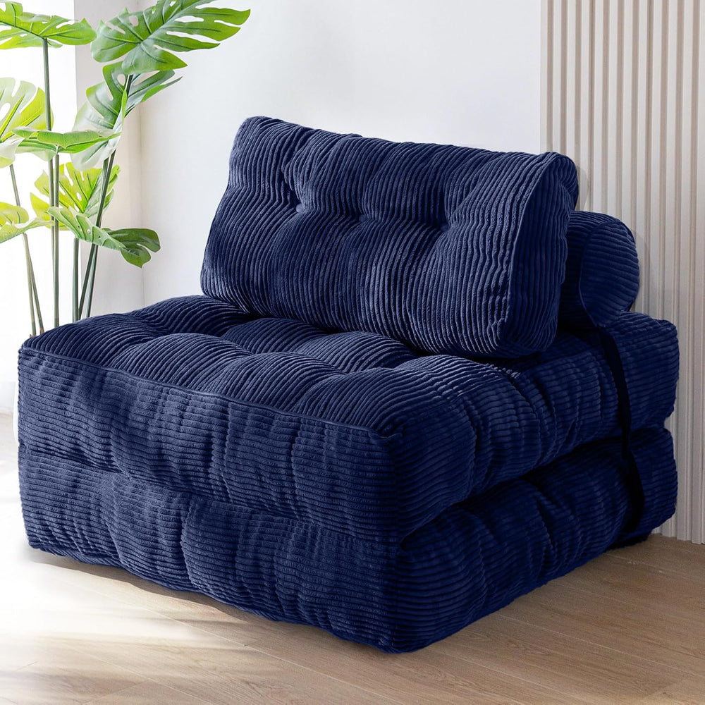 MAXYOYO Folding Sofa Bed, Convertible Chair Bed with Pillow