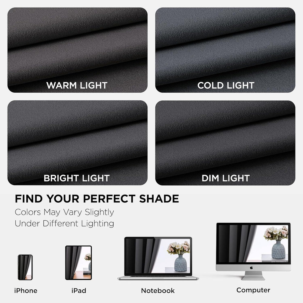 Joydeco Blackout Curtains 95 Inch for Bedroom, Thermal Insulated 52 x 95 Long...