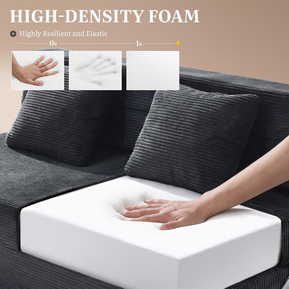 Convertible Sofa Bed,Loveseat Folding Floor Futon Sleeper Sofa Couch Bed