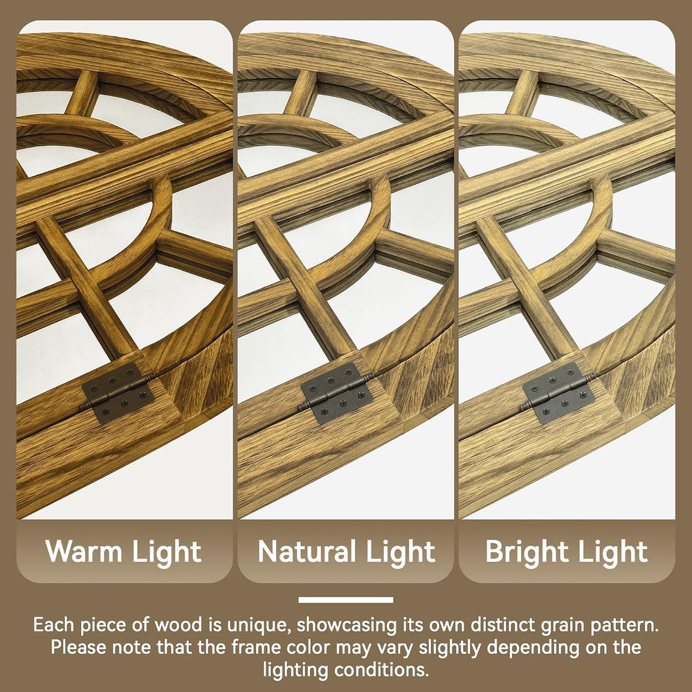 Window Mirrors for Wall Decor -Arched Wall Mirror Farmhouse Wood