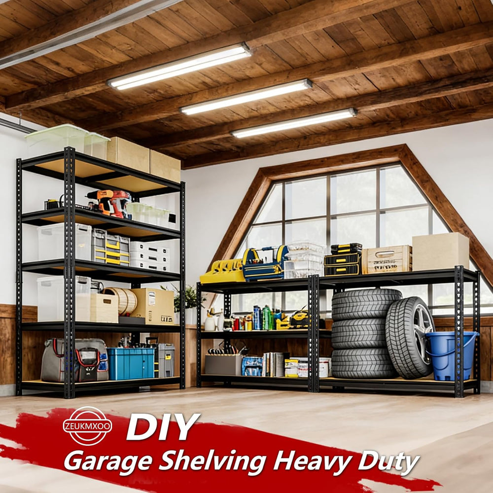 72" H Storage Shelves,Storage Shelves Heavy Duty,2400LBS Metal Shelving ...