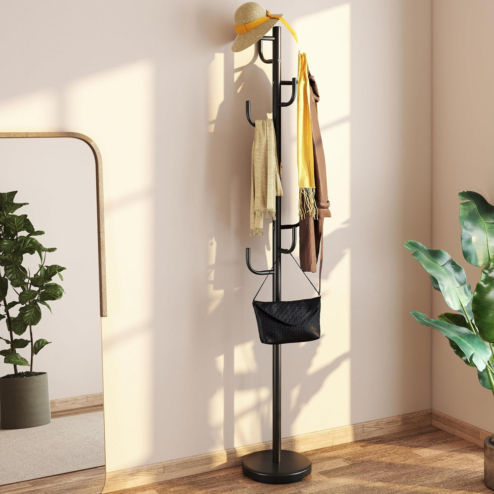 Giantex Heavy-Duty Coat Rack Freestanding, 69" Metal Cactus Clothes Stan...