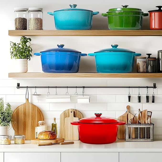 5QT Enameled Cast Iron Dutch Oven