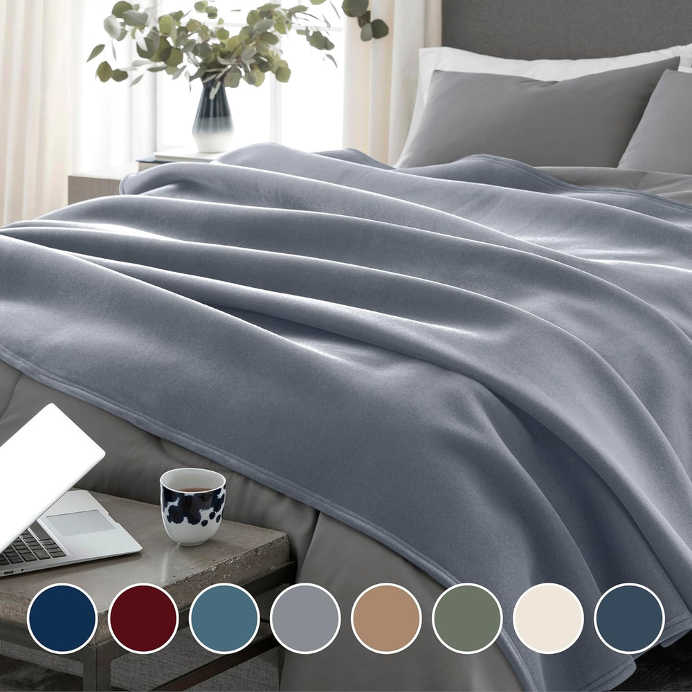 Vellux 1B07037 Original Insulating Core Hotel Style Solid blanket Machine Was...