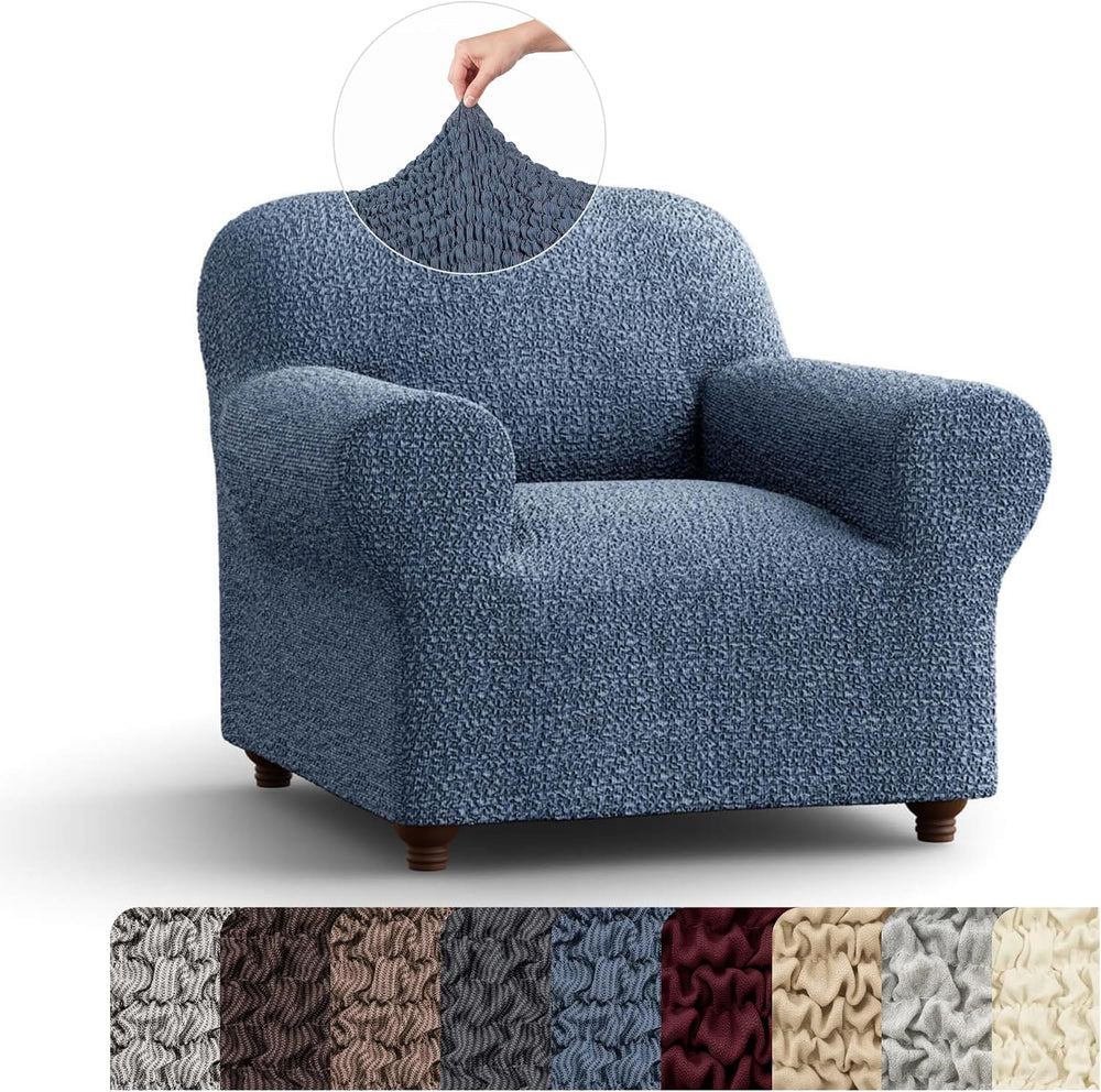 PAULATO BY GA.I.CO. Chair Cover - Armchair Cover - Armchair Slipcover - Cotto...