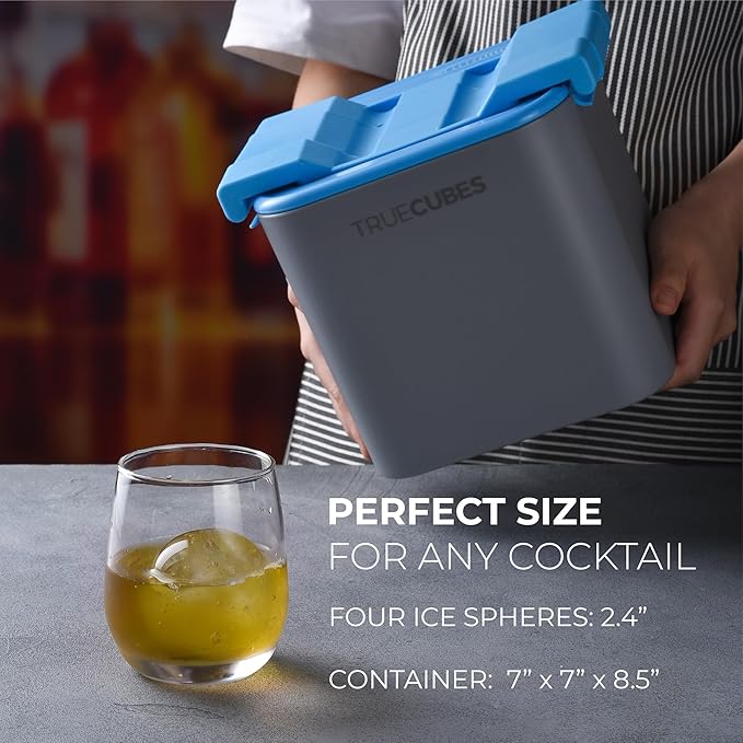 True Cubes Crystal Clear Ice Sphere Maker