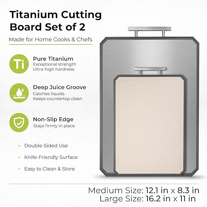 Freshware Titanium Cutting Board