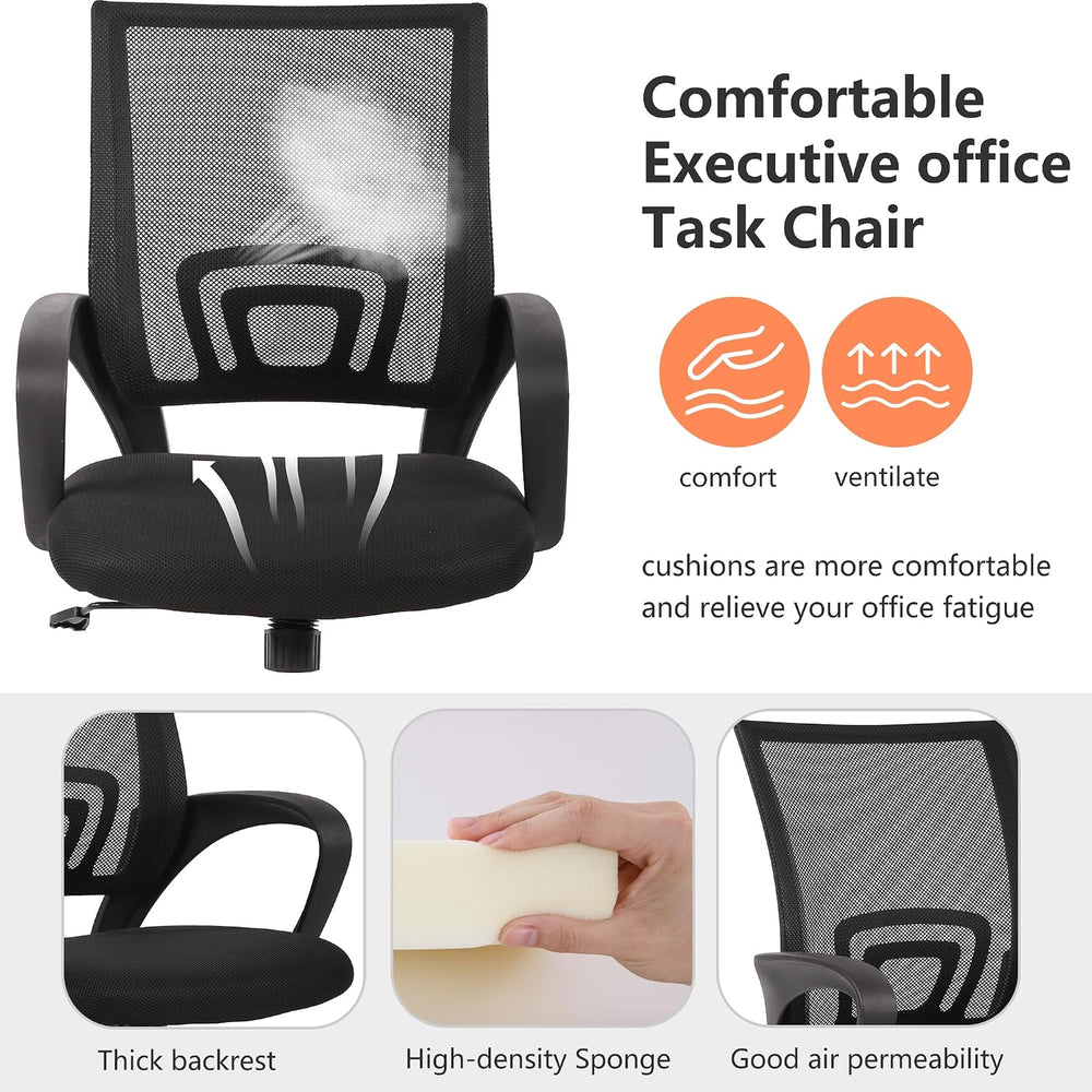 PayLessHere Home Office Chair Desk Computer Chair Adjustable Ergonomic Lumbar...