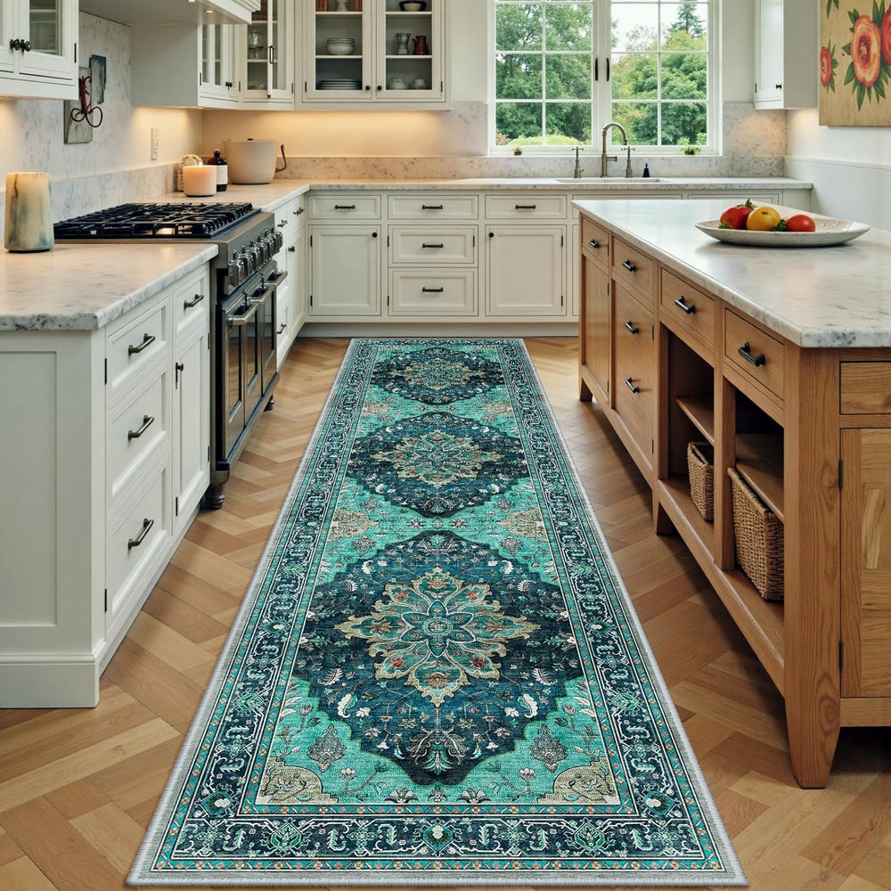 RELEANY Area Rugs 3'x9' Runner Rug Non Slip Washable