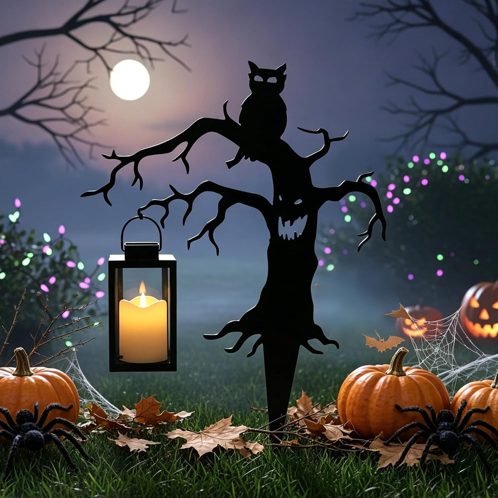 Halloween Stump Ghost Stakes Zombie, Halloween Lights Outdoor Decoration