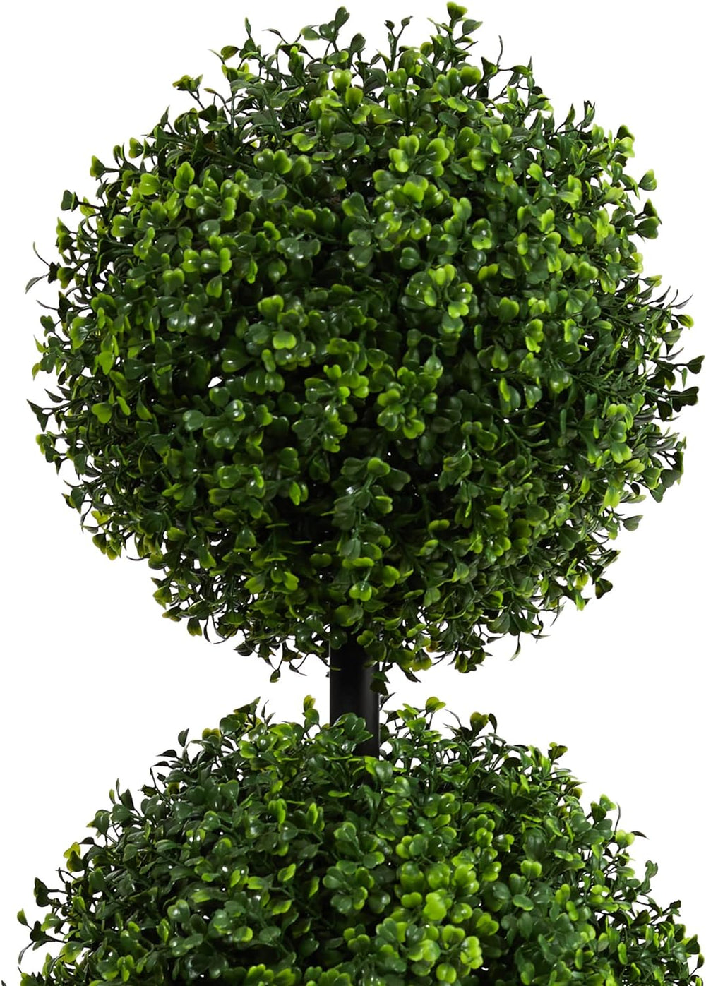 Nearly Natural 36in Artificial Triple Ball Boxwood Topiary Tree - Indoor Outd...
