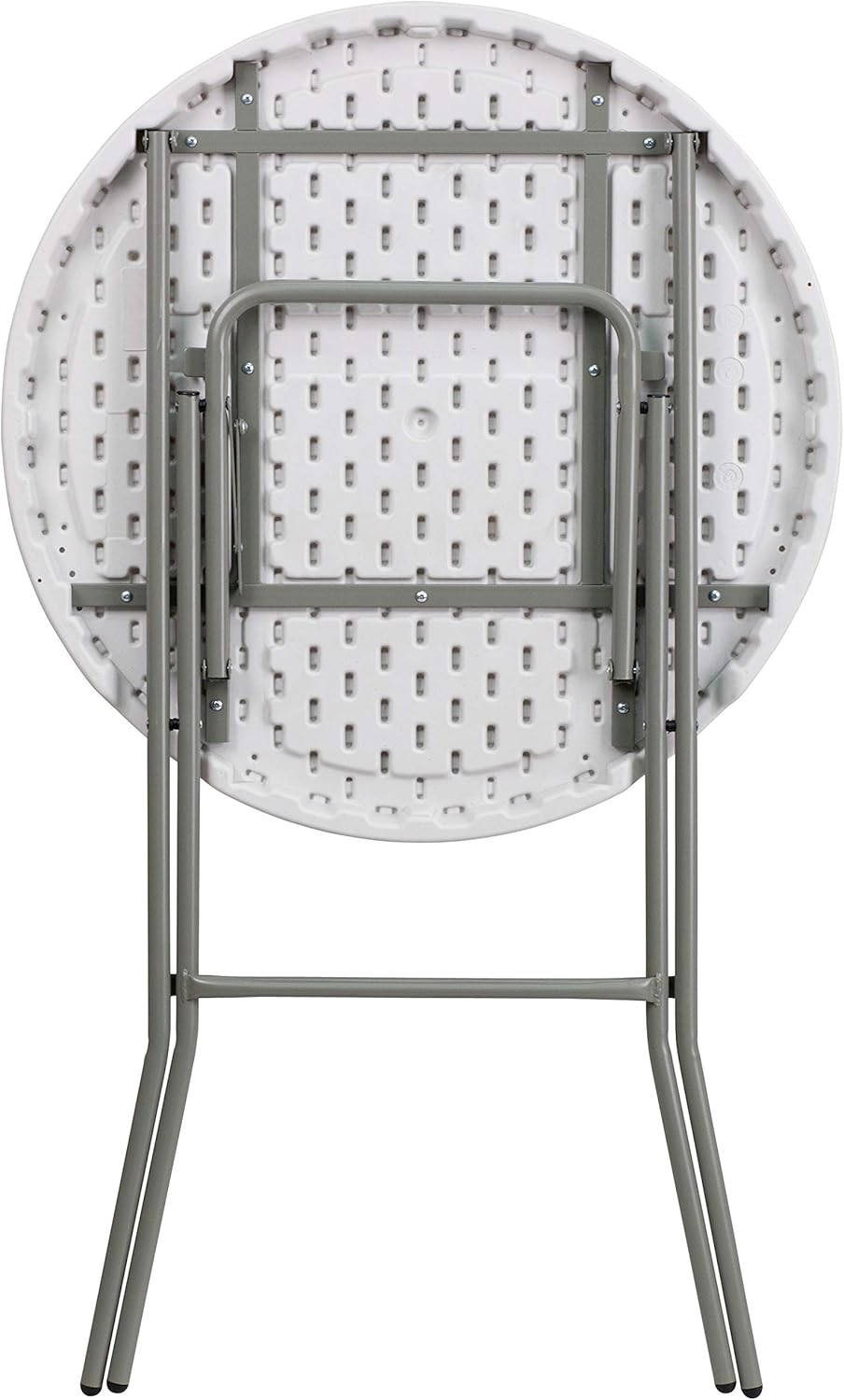 Flash Furniture Elon 32' Round Folding Bar Height Table for Parties and C...