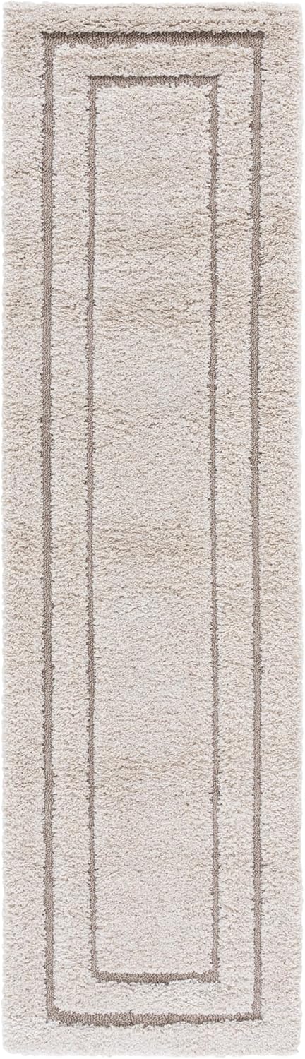 SAFAVIEH Florida Shag Collection Runner Rug - 2'3" x 8', Beige &...