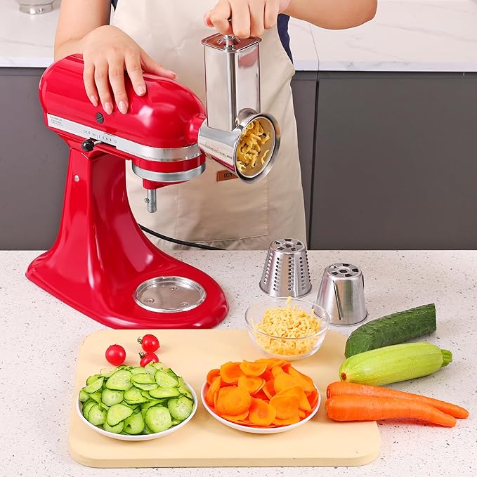 Stainless Steel Slicer Shredder Attachment