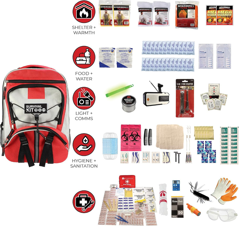 Elite Comfort Emergency Kit, 72 Hours of Disaster Preparedness