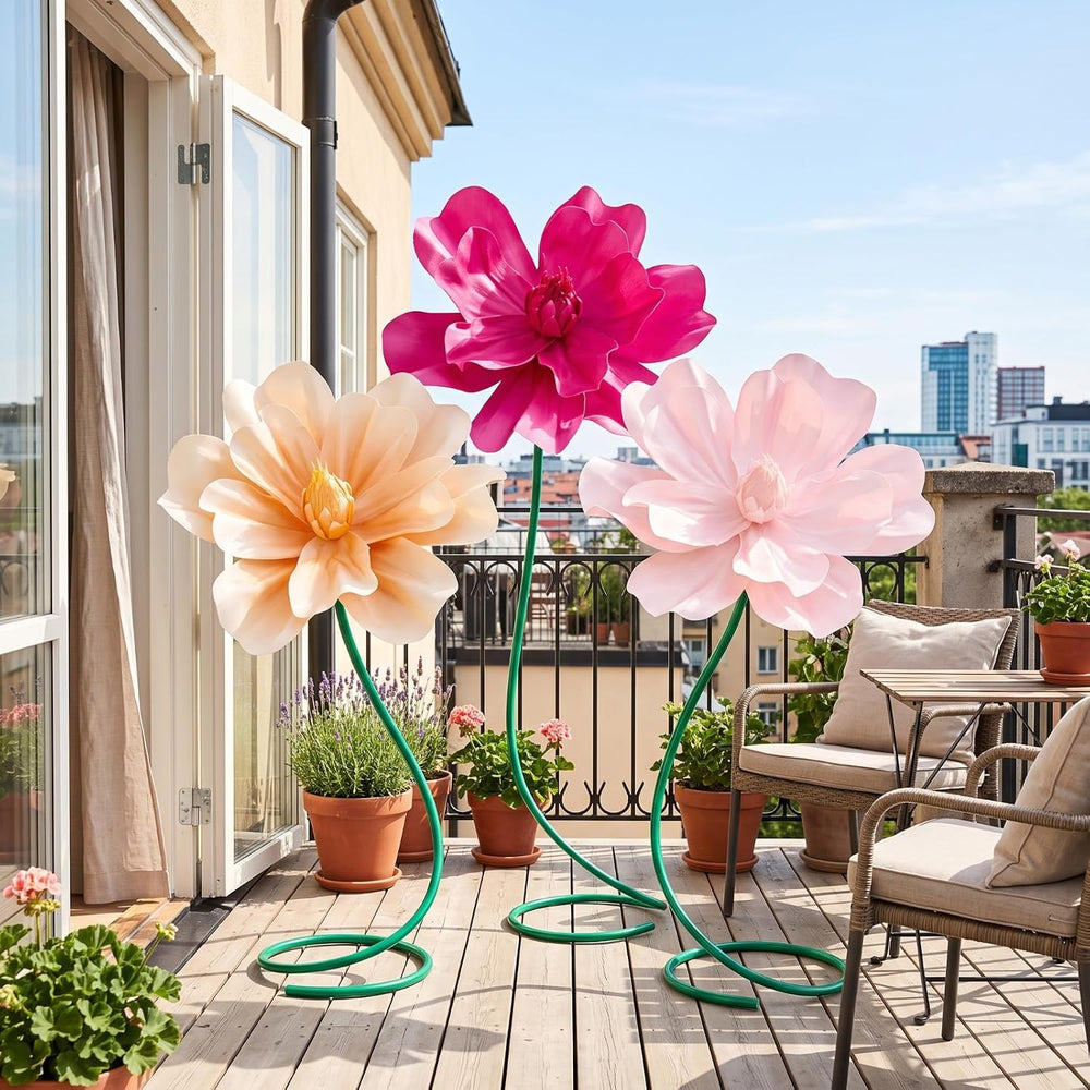 3 PCS 5ft Giant Artificial Flower for Wedding & Birthday Party