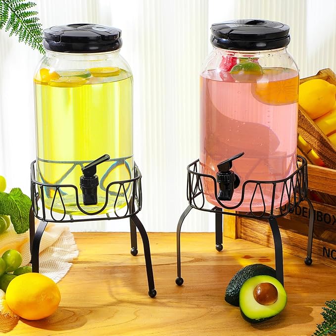 Tanlade 2 Pcs Plastic Drink Dispenser