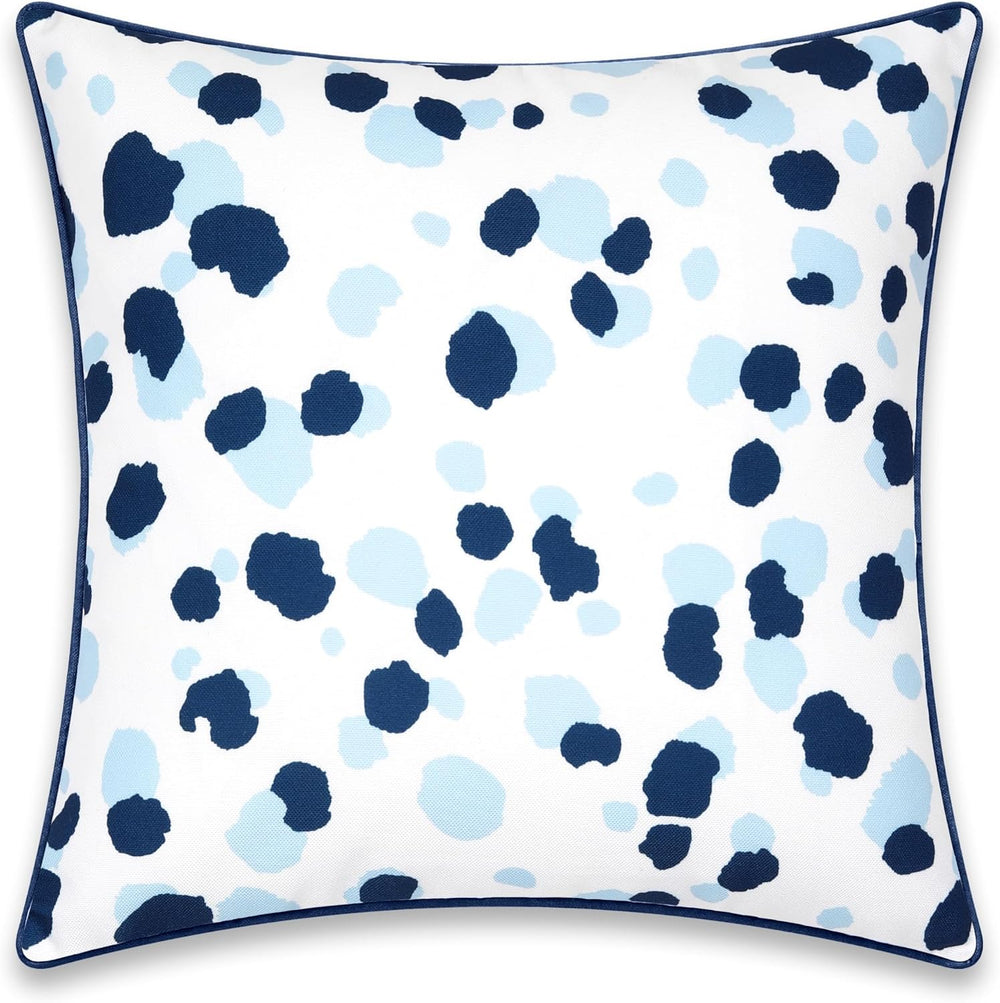 Hofdeco Premium Coastal Patio Indoor Outdoor Throw Pillow Cover Only, 20"...