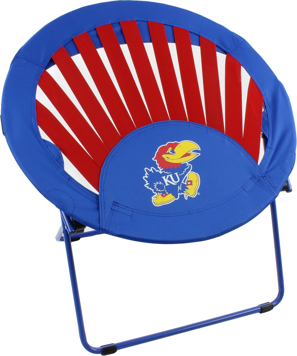 College Covers Kansas Jayhawks NCAA Rising Sun Bungee Chair