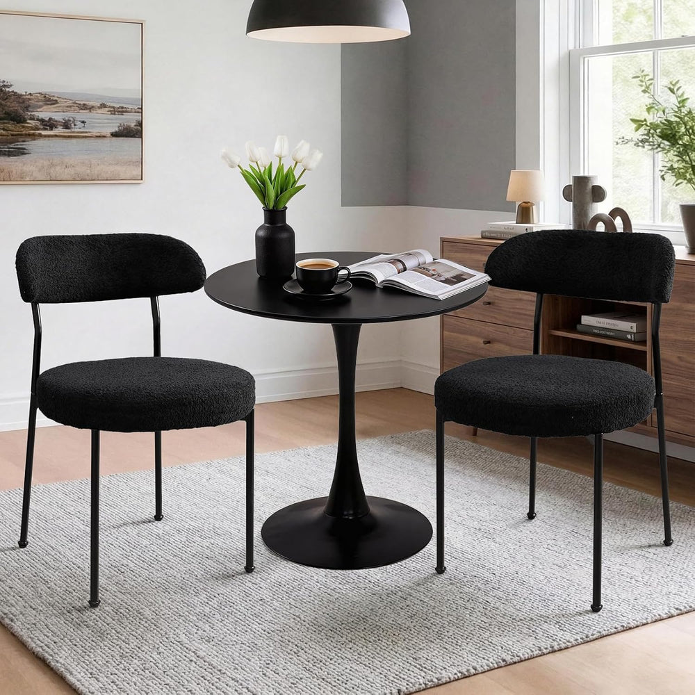 SoarFlash Kitchen Table and Chairs for 2, 24" Dining Table Set for 2 wit...