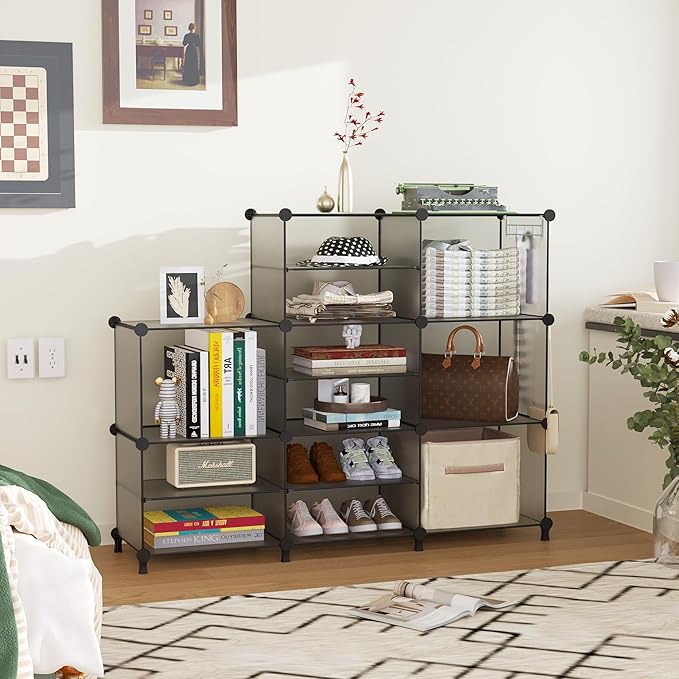 AWTATOS Closet Organizer 8 Cube Storage Shelves Clothes Organizers Stackable