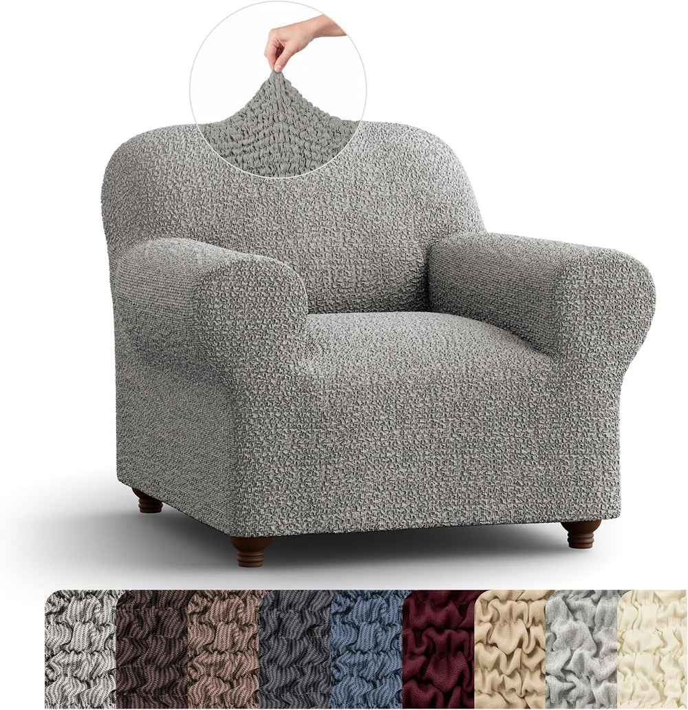 PAULATO BY GA.I.CO. Chair Cover - Armchair Cover - Armchair Slipcover - Cotto...