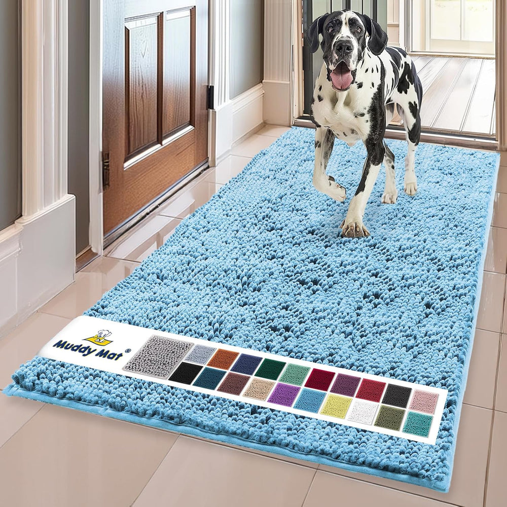 Muddy Mat® | Super Absorbent Door Mat Indoor, Microfiber Quick Dry Chenille