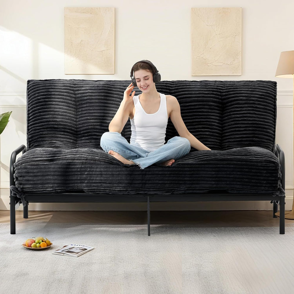 10" Futon Mattress Full Size, Ultra Thick Futons Sofa Couch Bed Sleeper ...