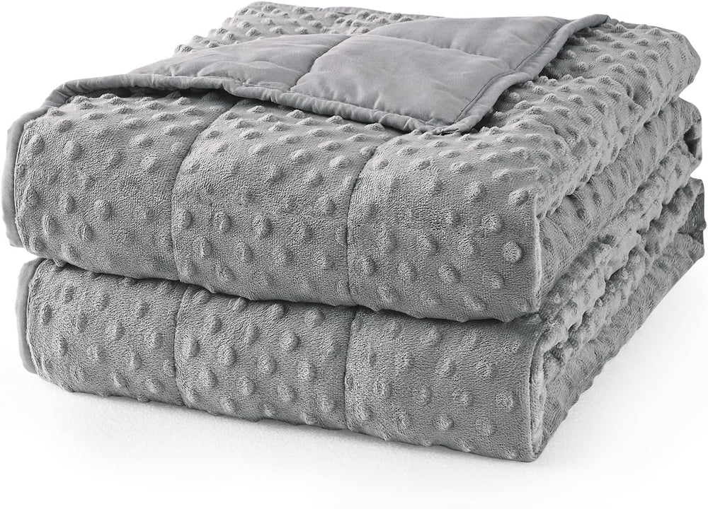 Mr. Sandman Cooling Weighted Blanket for Adults, Queen Size 15 lbs, 60โณx80โณ