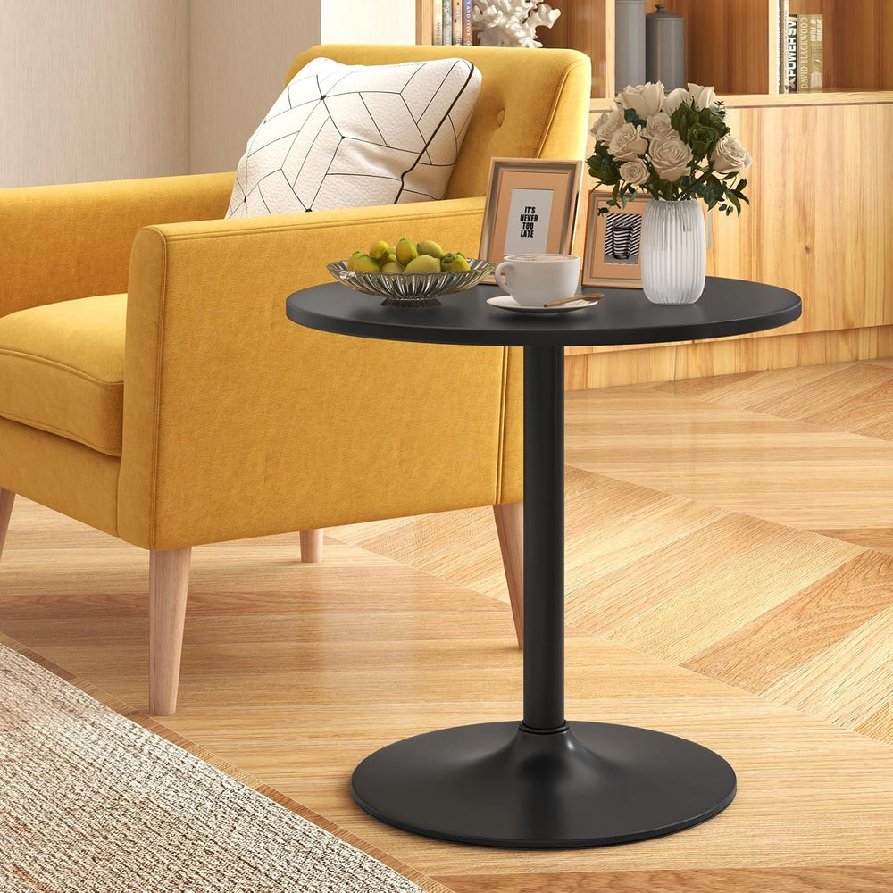 COSTWAY 3 Pieces Bar Table Set, Counter Height Table Set with 2 Bar Stools
