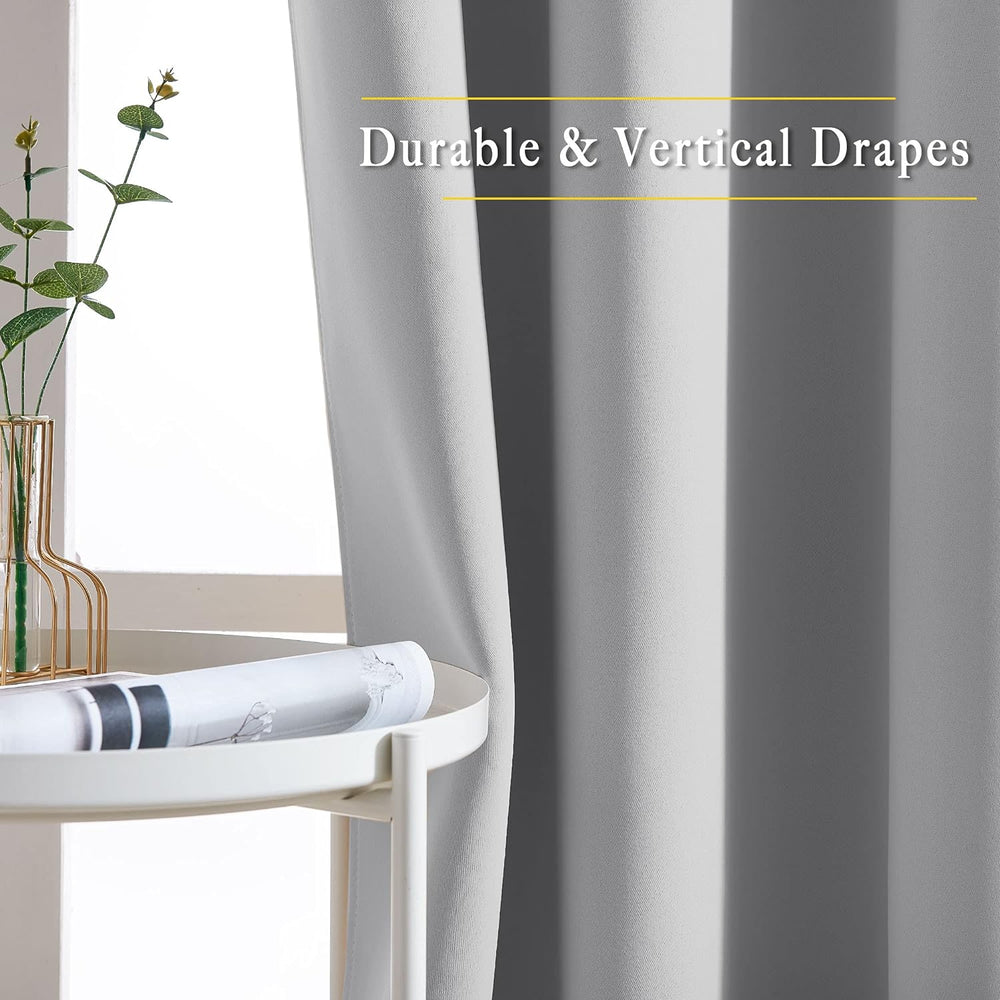 NICETOWN Insulated Blackout Curtains and Drapes - Energy Saving Thermal Insul...