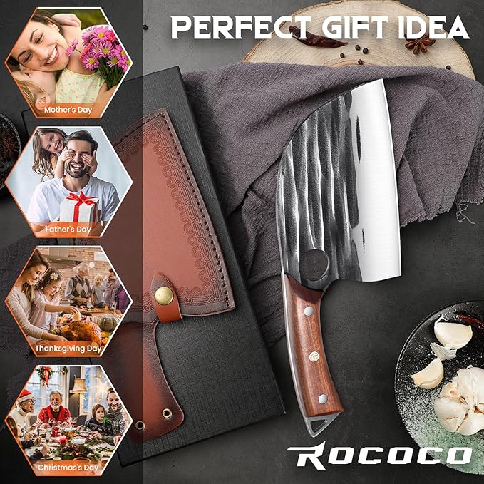 ROCOCO Japanese Serbian Chef Knife