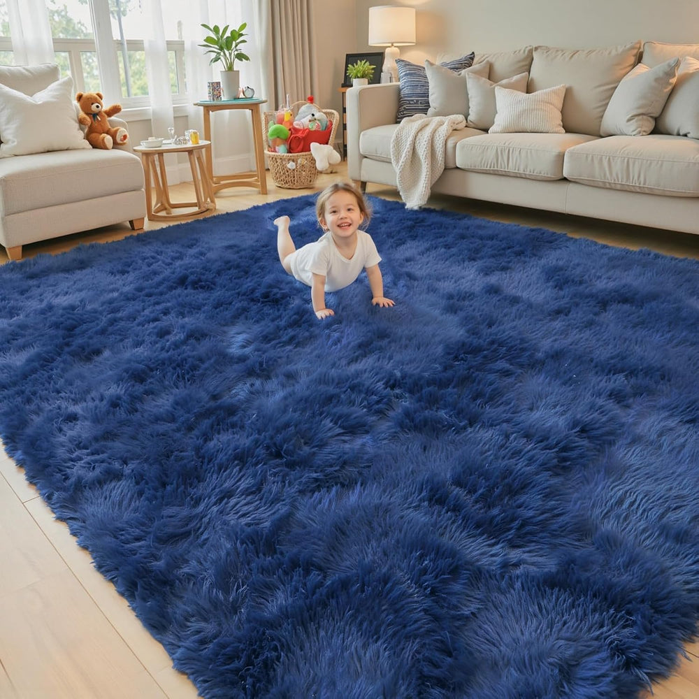 Rugs for Living Room 6x9, Alfombras para Salas Shag Large Plush Soft Area Rug
