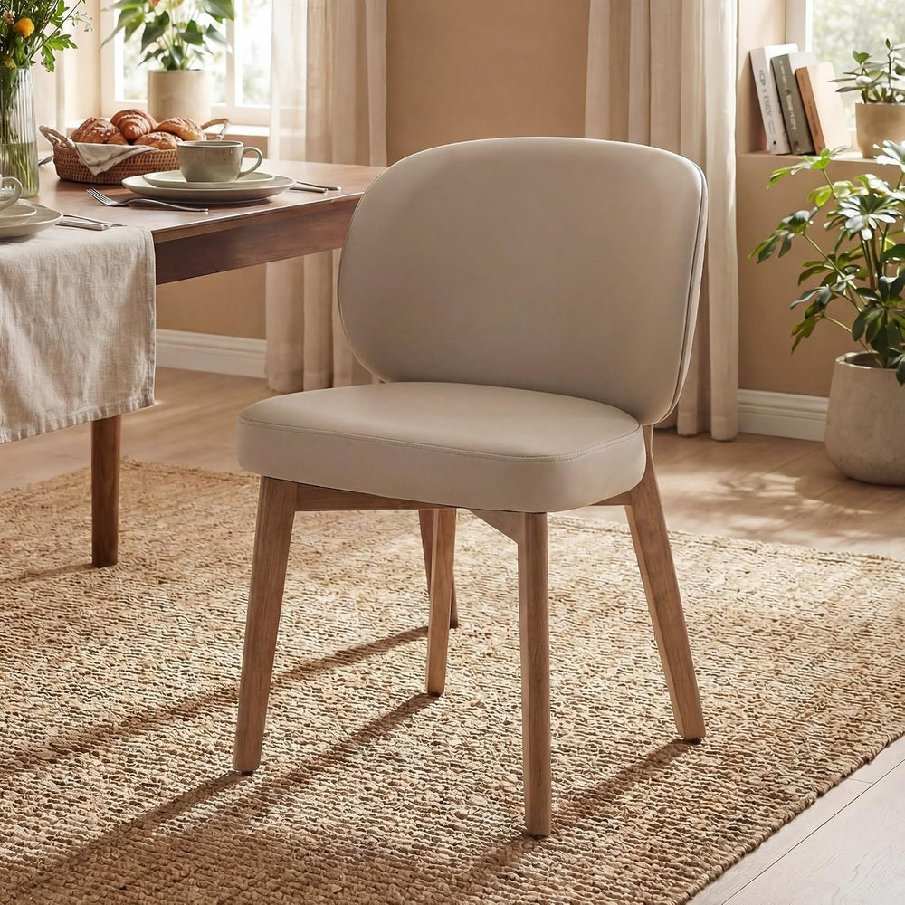 YOUNIKE Dining Chair with High Back Single Mid Century Modern Kitchen Chair F...