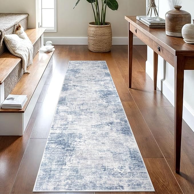 IOHOUZE Abstract Runner Rug 2x8 Ft Washable Runners