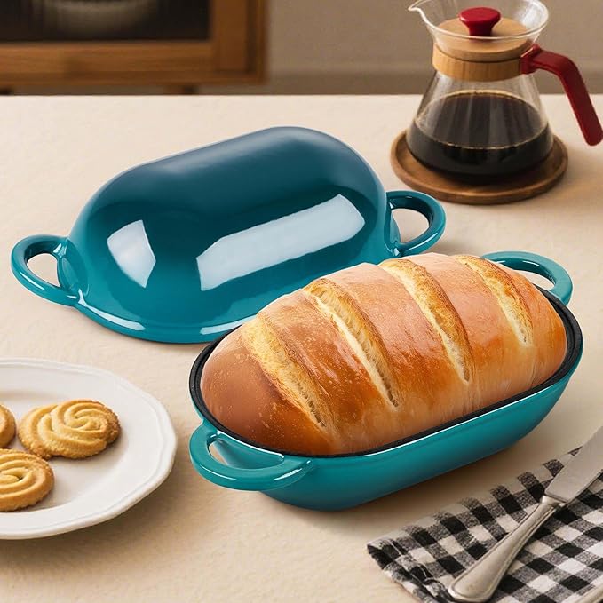 Homikit Enameled Cast Iron Dutch Oven