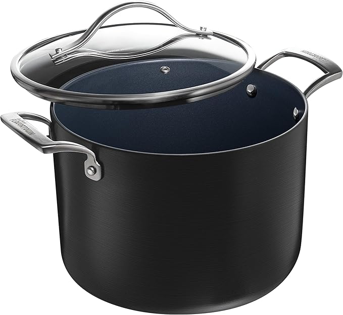 Guy Fieri's Flavortown Laser Titanium 8-Quart Stock Pot