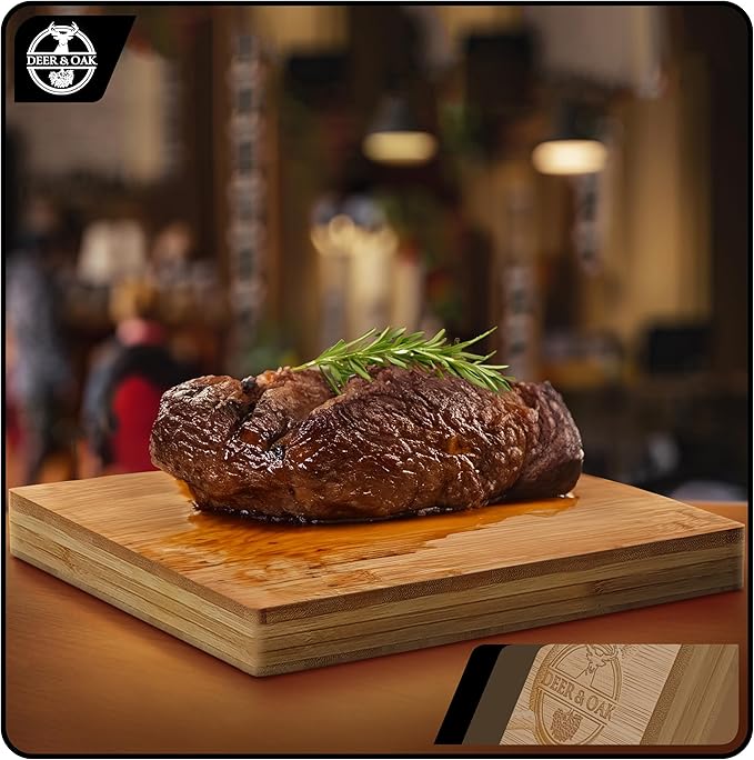Deer & Oak Premium Solid Wood Cutting Board