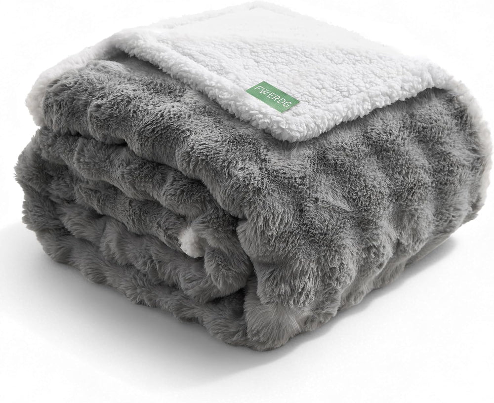 Soft Cozy Waterproof Dog Blanket for Large Dogs - Room Decor Pet Throw Blanke...