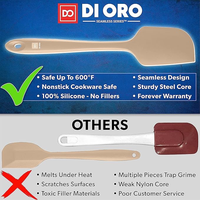 DI ORO Silicone Spatula Set