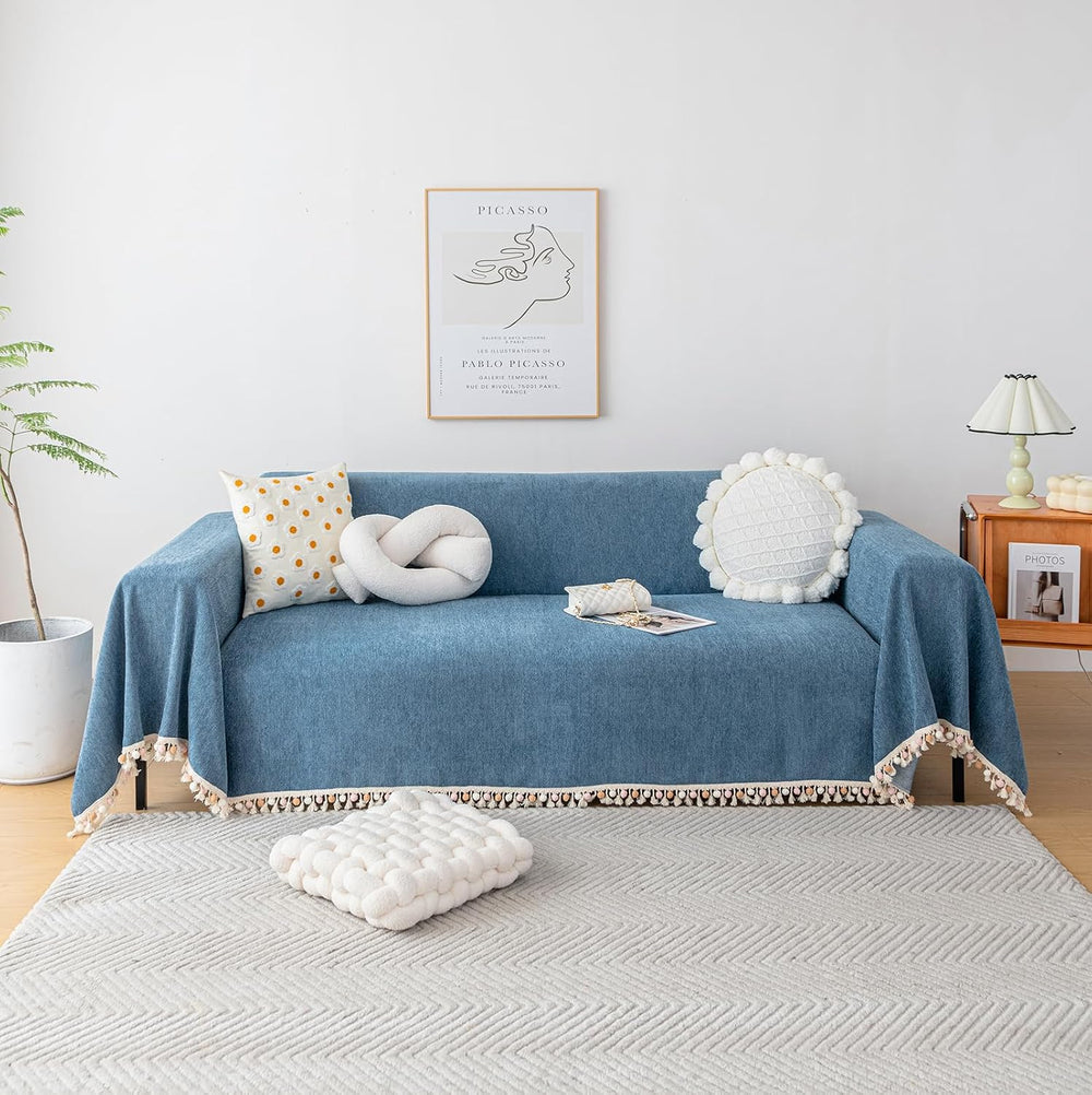 HANDONTIME Couch Slipcover Dog Sofa Covers Boho Couch Cover